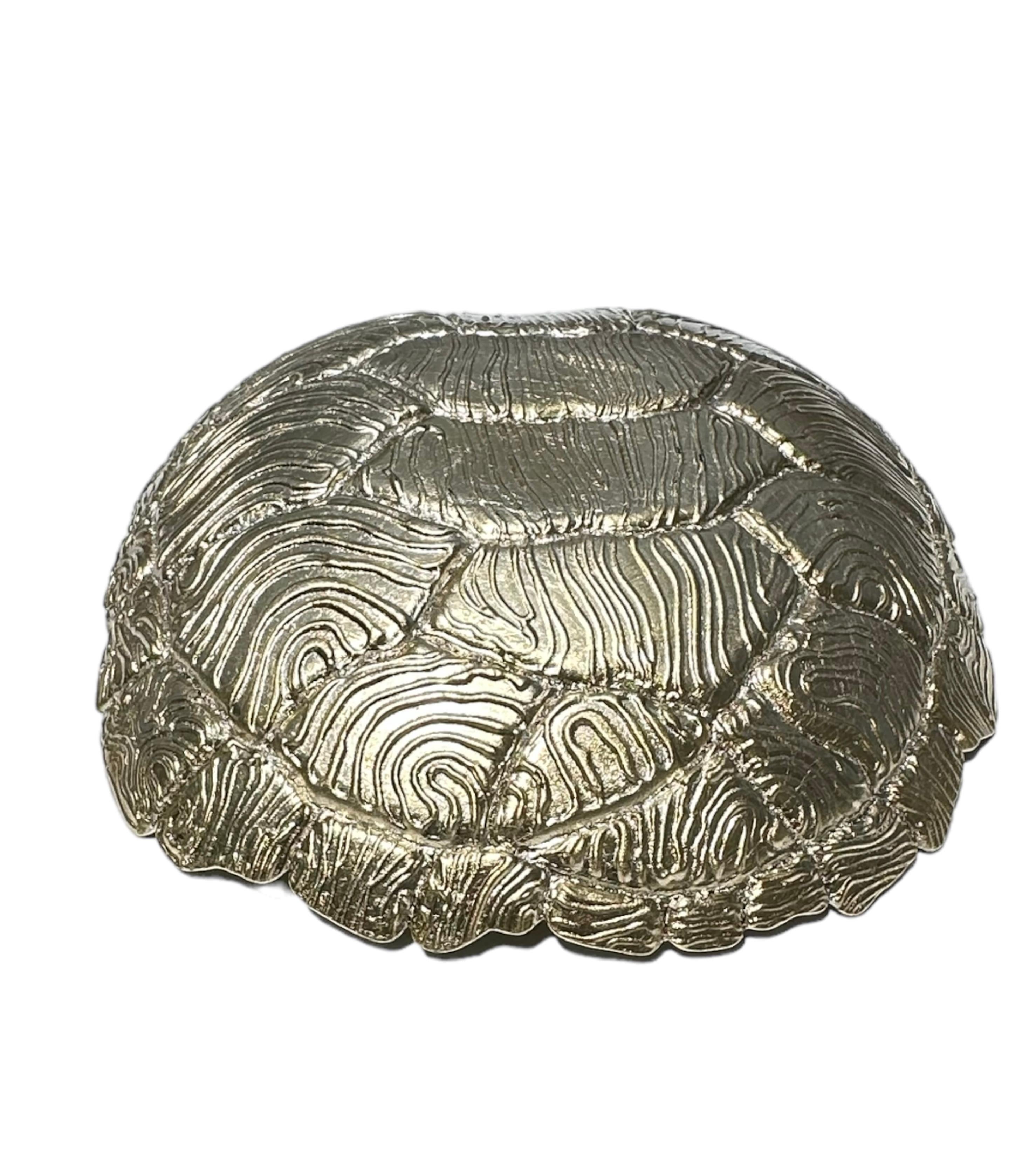 Turkish Tortoise Shell Metallic  Decorative Bowl from Turkey