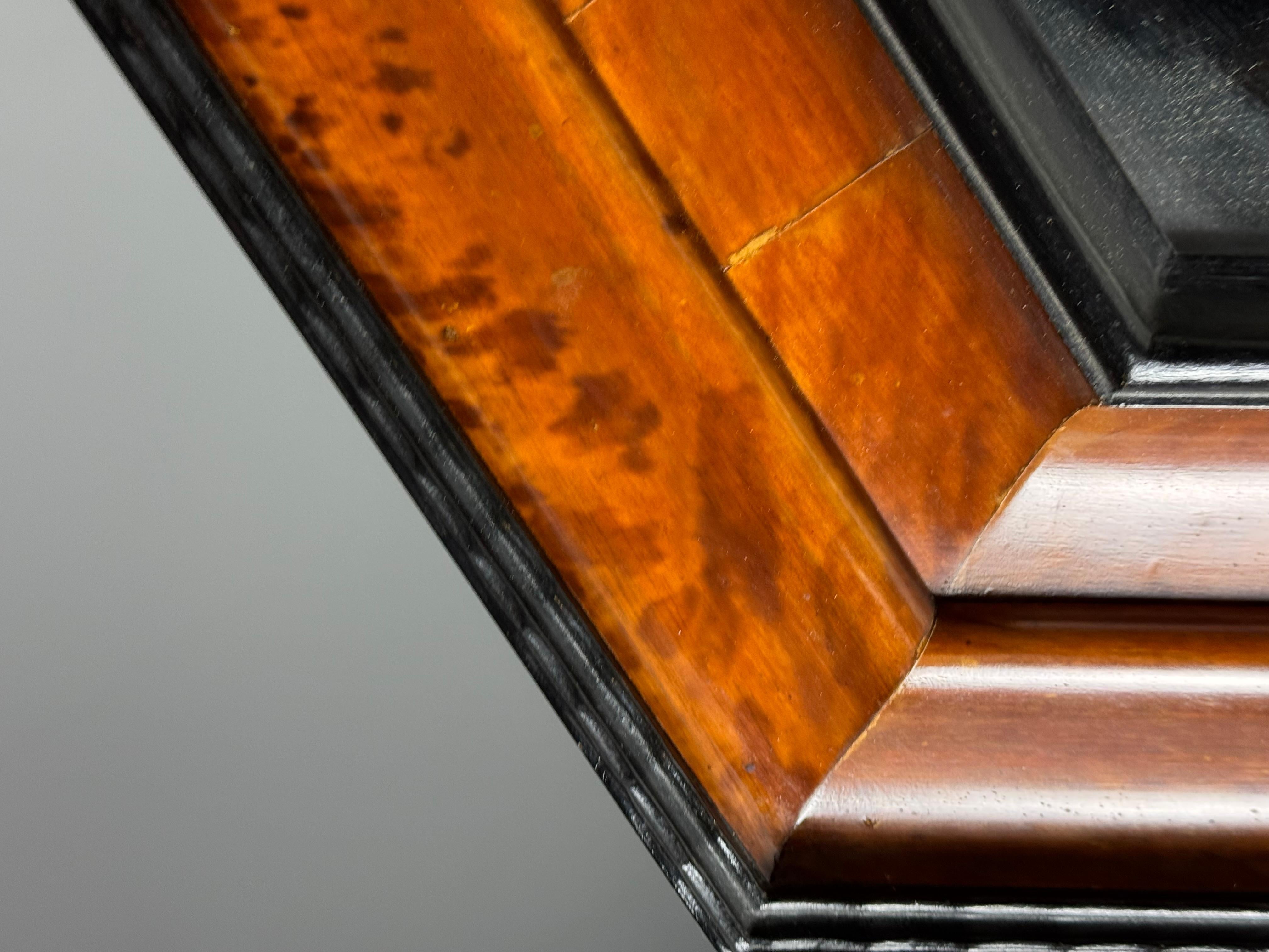 Tortoise shell mirror early 20th century For Sale 4
