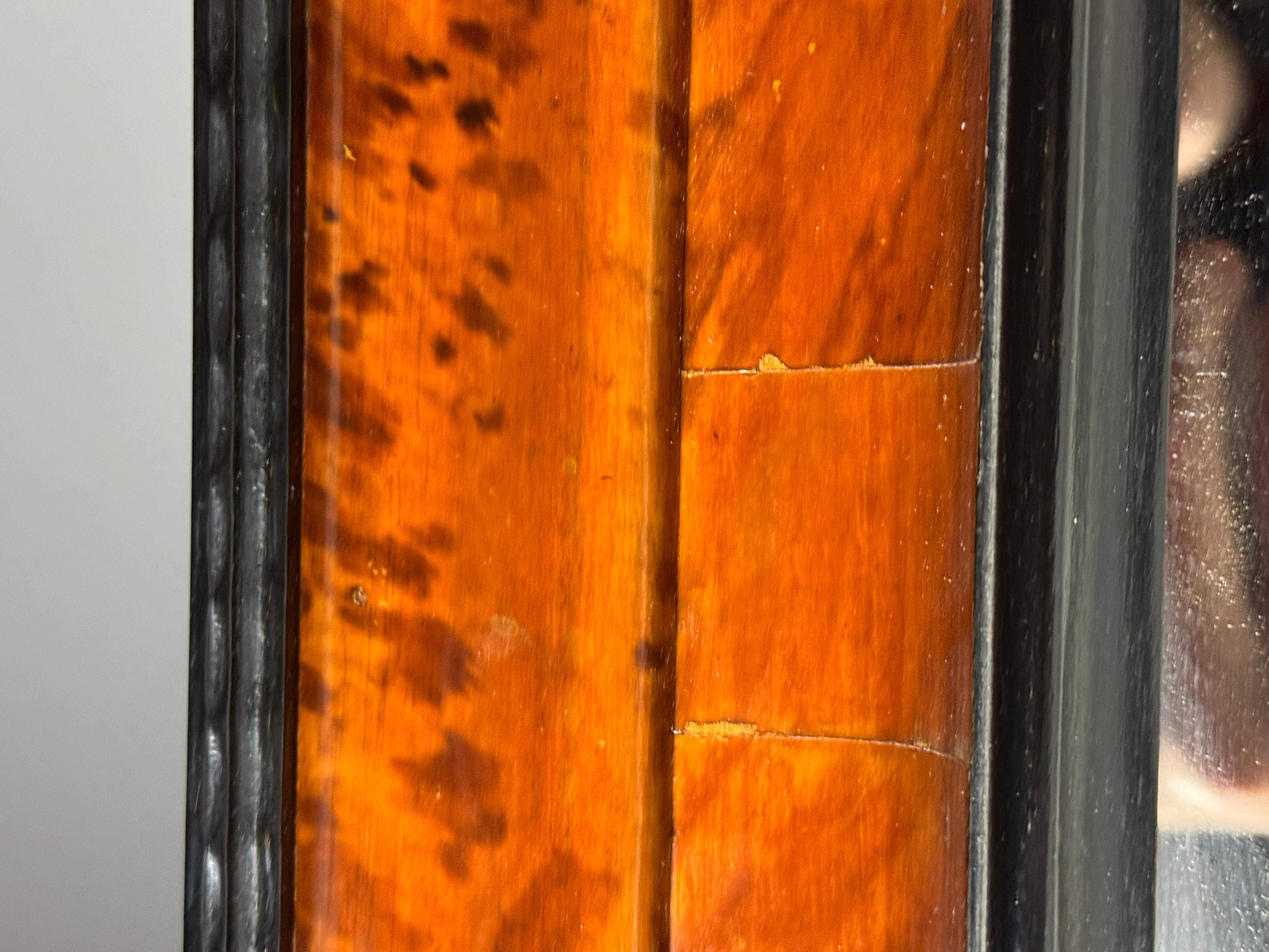 Tortoise shell mirror early 20th century For Sale 5