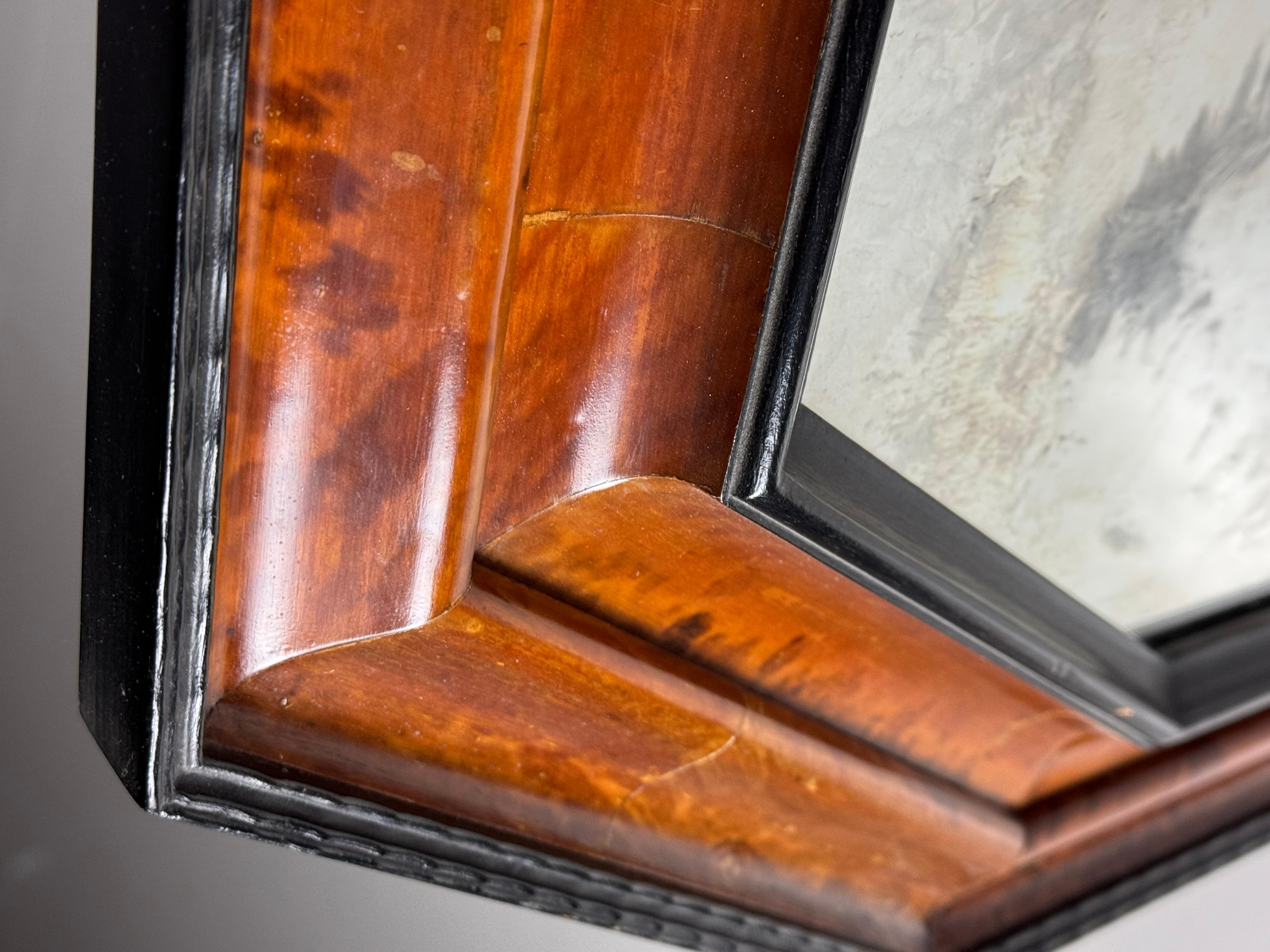 Tortoise shell mirror early 20th century For Sale 6