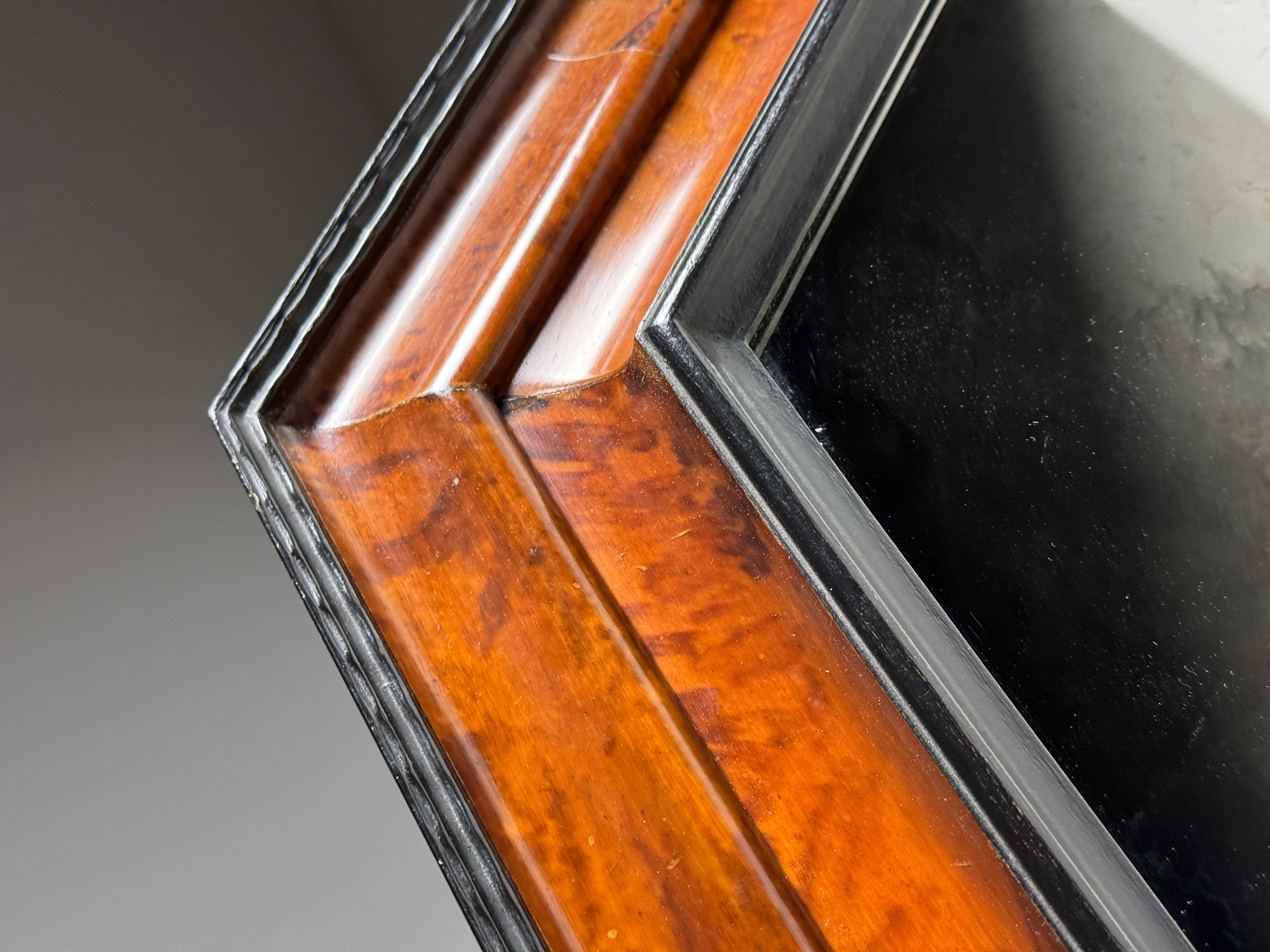 Tortoise shell mirror early 20th century For Sale 10