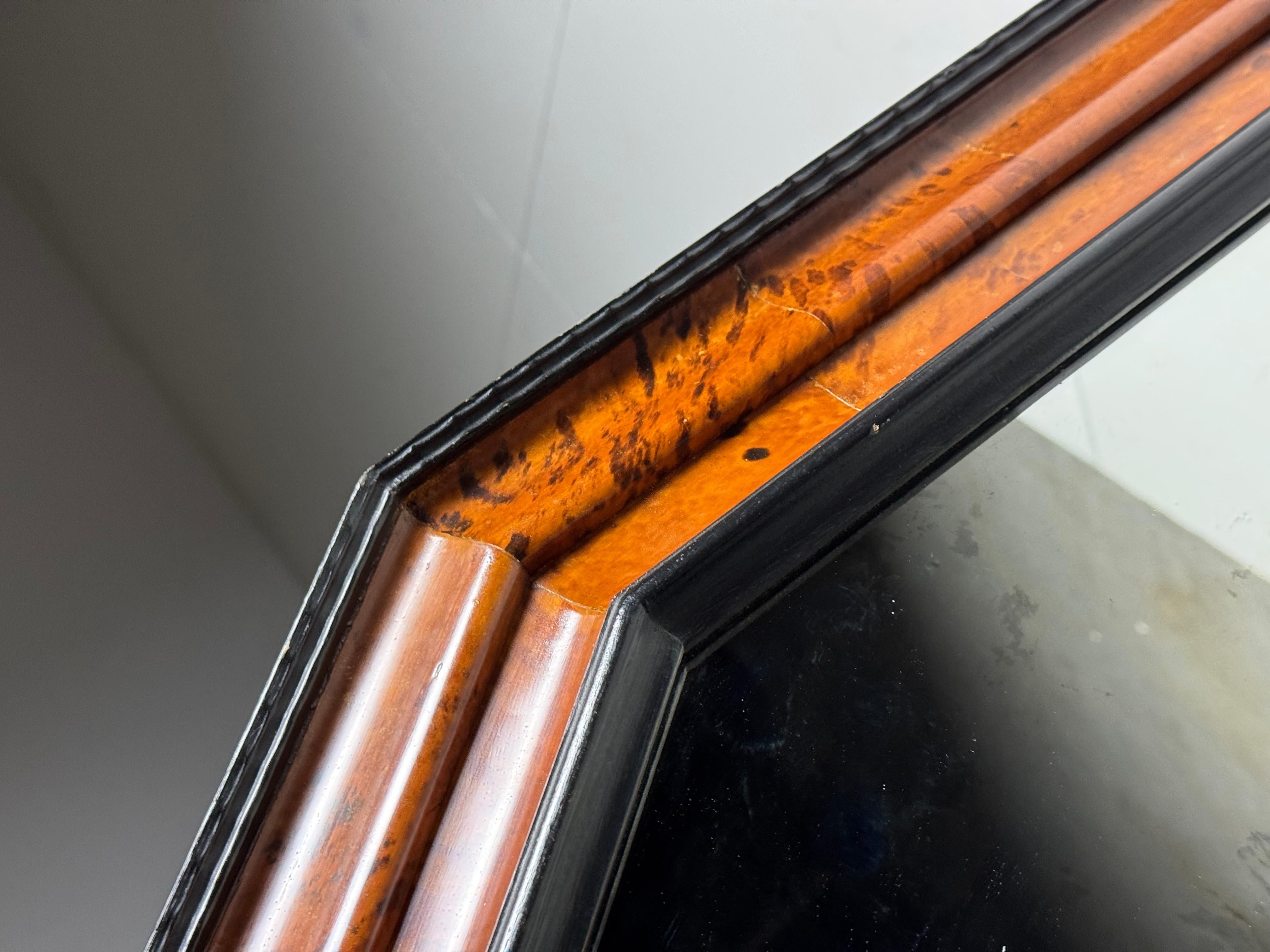 Tortoise shell mirror early 20th century For Sale 11