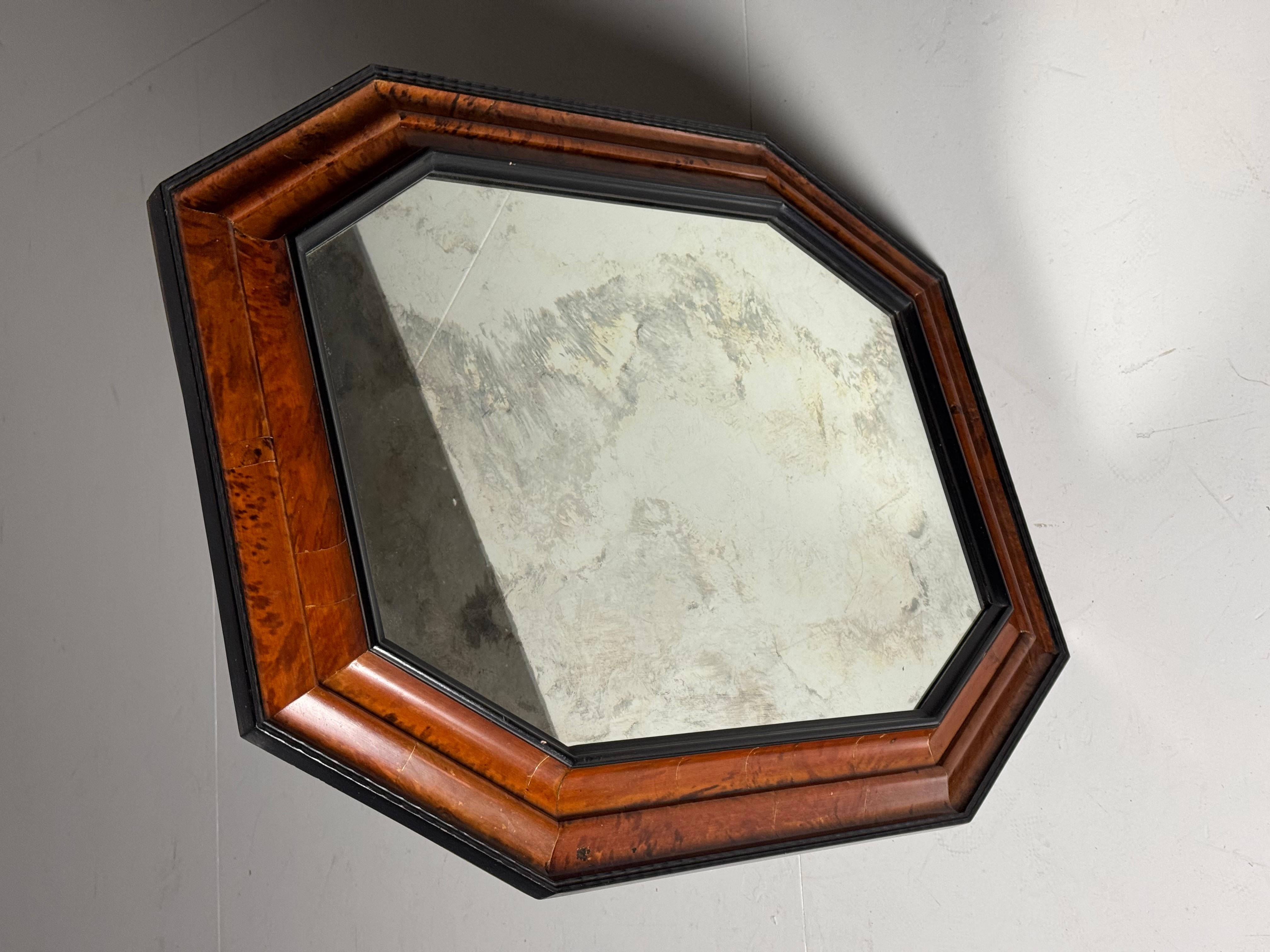 20th Century Tortoise shell mirror early 20th century For Sale