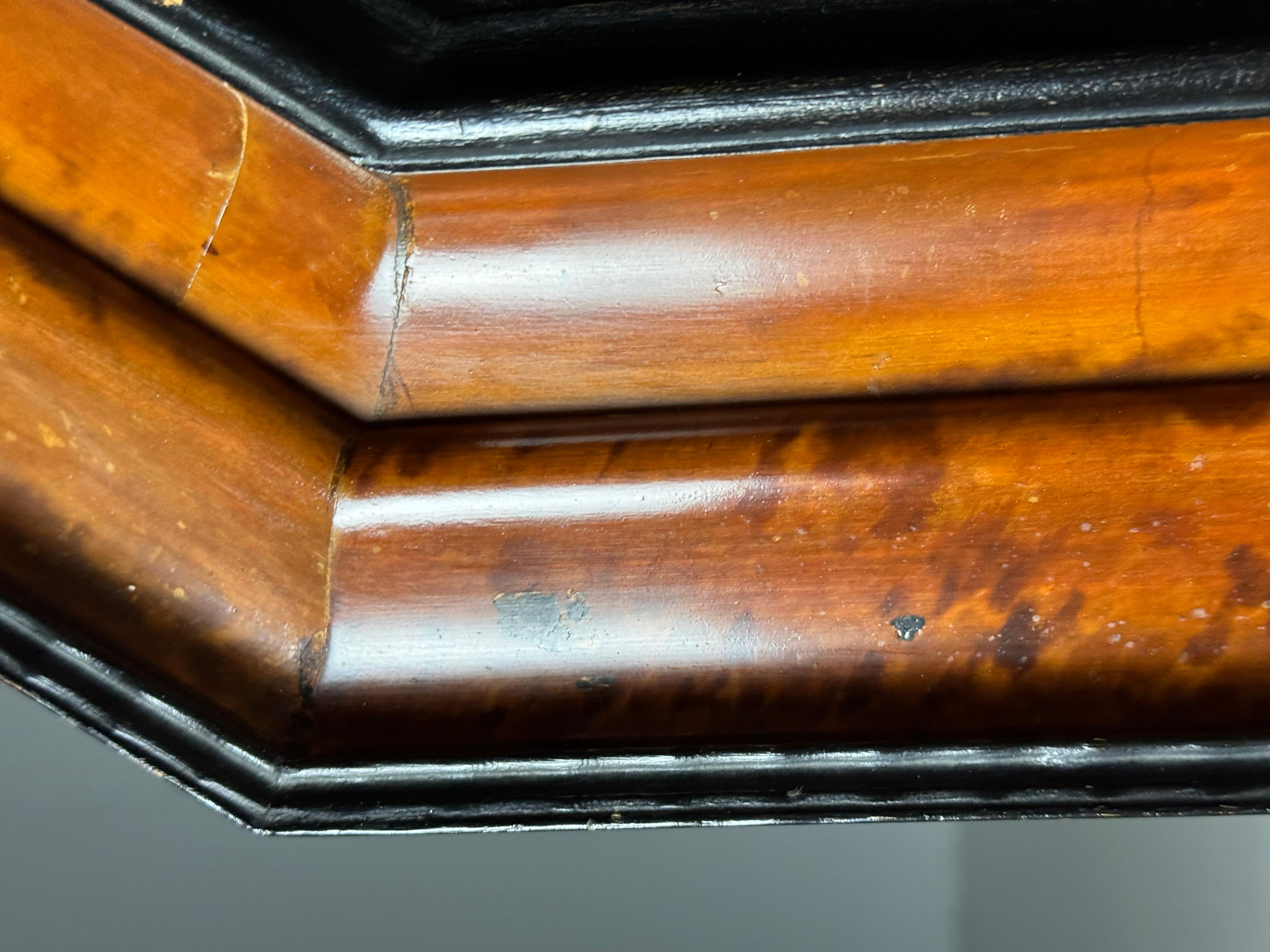 Tortoise shell mirror early 20th century For Sale 3