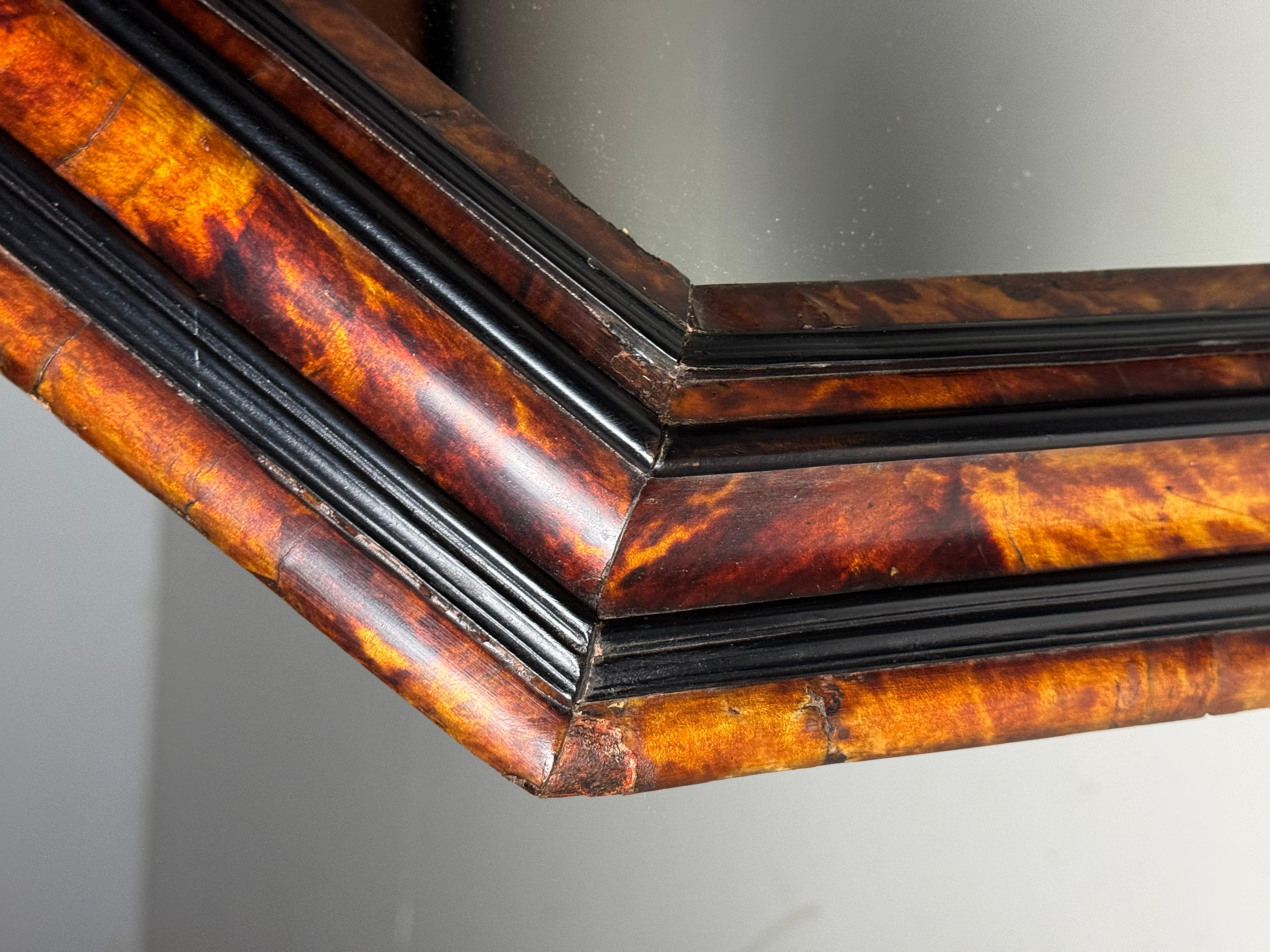 18th Century Tortoise shell mirror For Sale