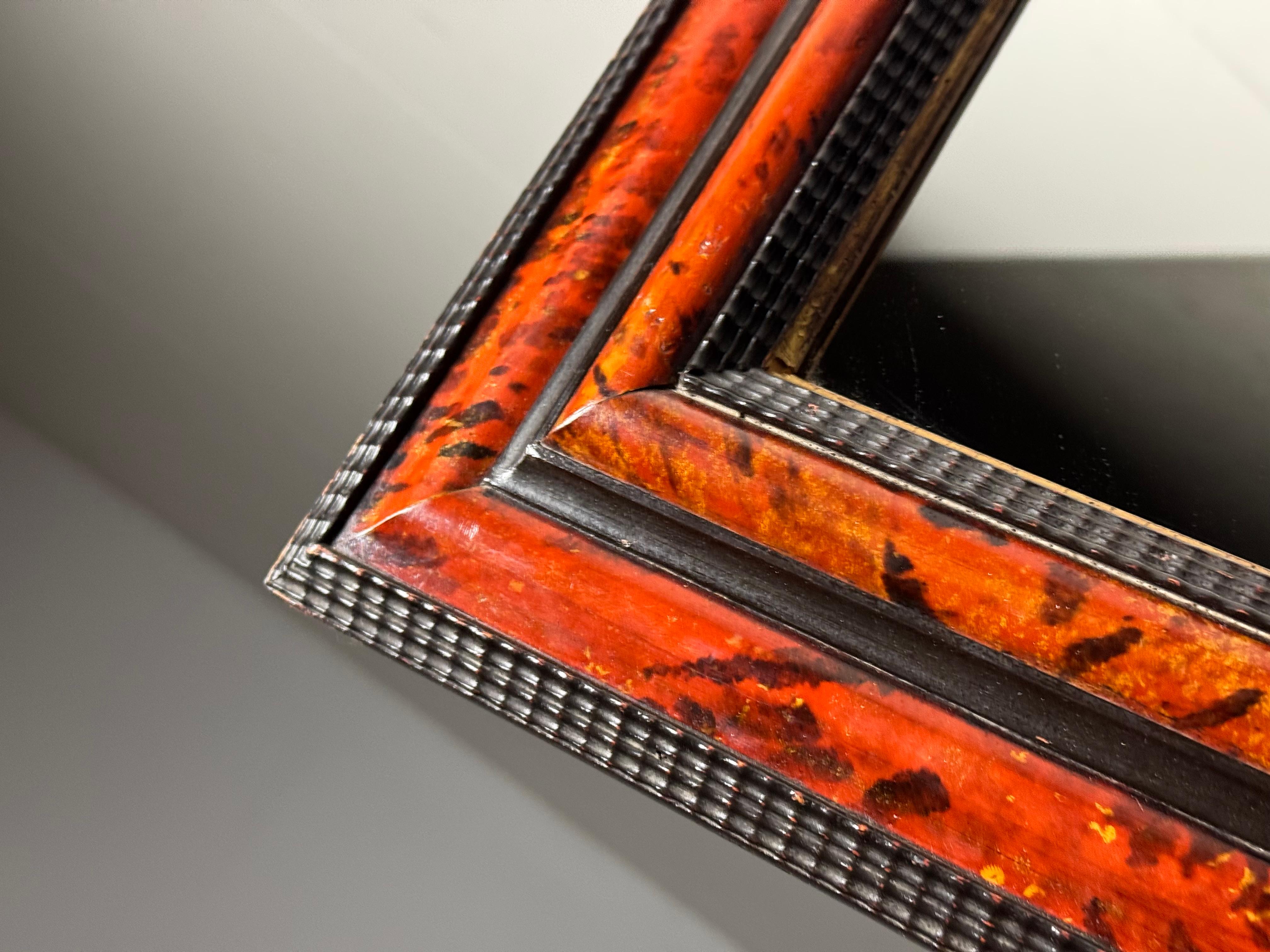 Tortoise Shell mirror ripple frame For Sale 6