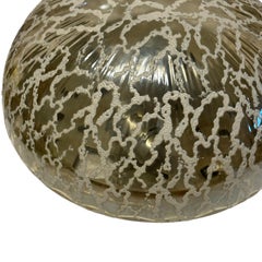 Tortoise Shell Pattern Amber Glass Flush Mount Vintage Austria, 1960s