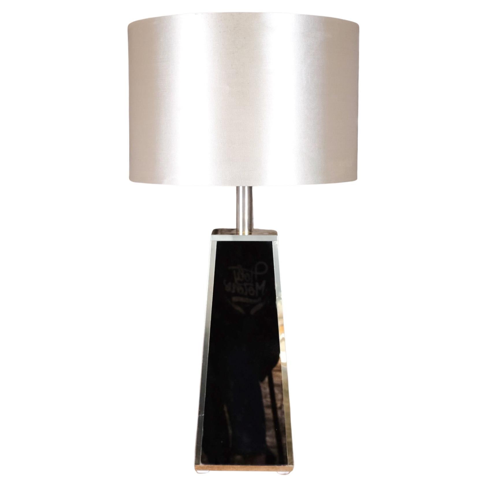 Tortoise shell table lamp, France, 1980s