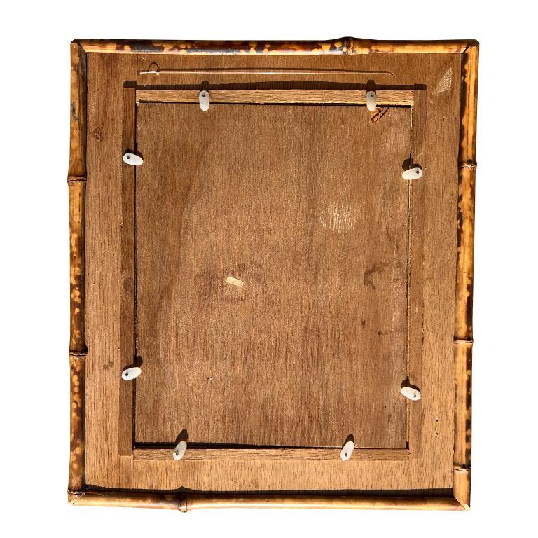 20th Century Tortoise Shell, Tiger Wood or Scorched Bamboo Photo Frame 8