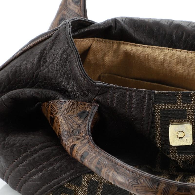 Tortoise Spy Bag Zucca Canvas and Leather Mini 1