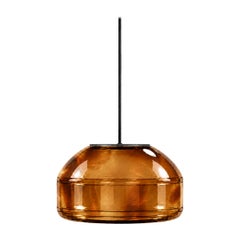 Tortoiseshell Blown Glass Pendant Light Modern Minimalist Hanging Lamp
