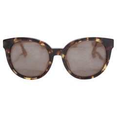 Tortoiseshell Bottega Veneta Cat-Eye Sunglasses