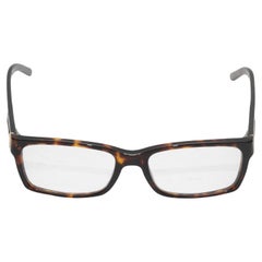 Tortoiseshell Burberry Rectangular Eyeglasses