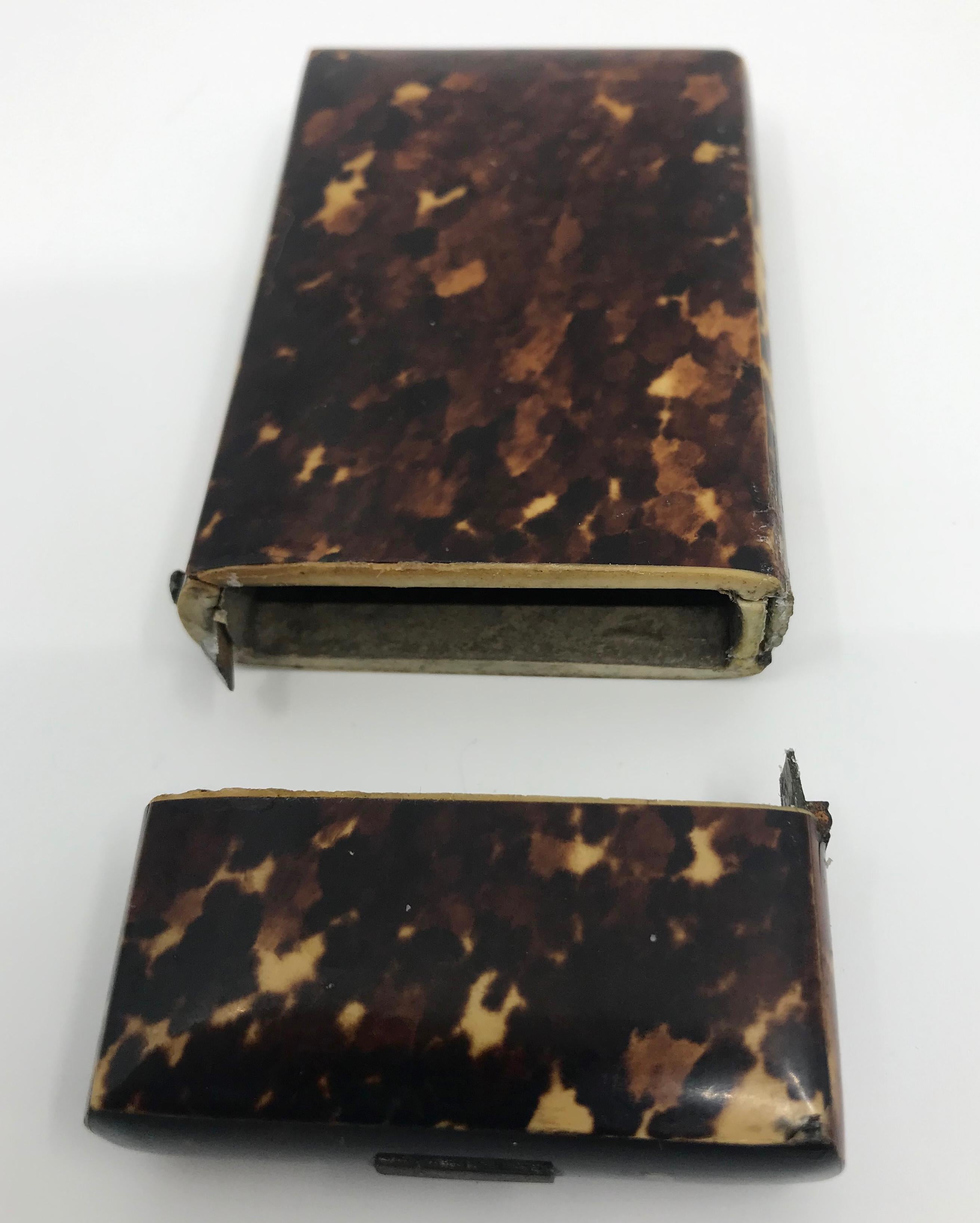 Tortoiseshell Cigarette Case In Good Condition In New York, NY