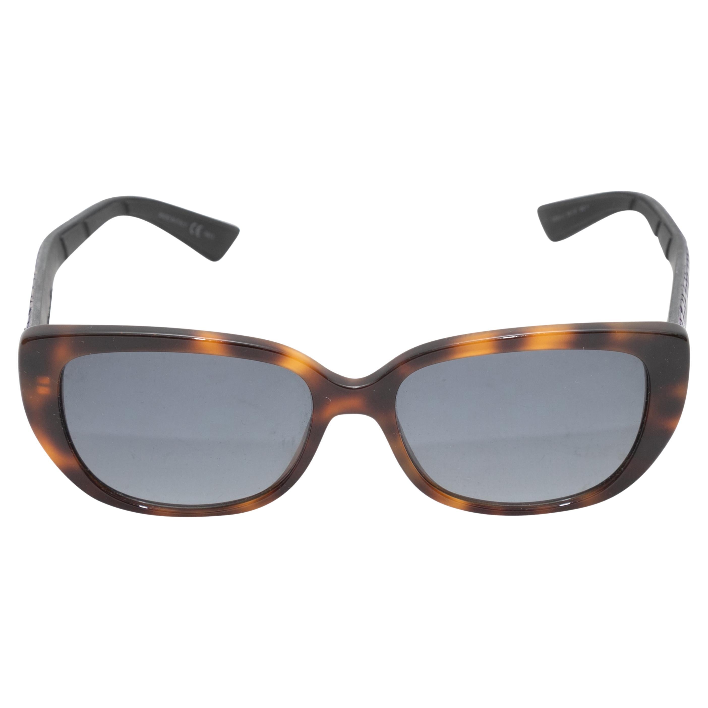 Tortoiseshell and Dark Purple Christian Dior Acetate Sunglasses For
