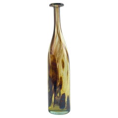 Große Schildpattglas-Flaschenvase von Mdina, Malta, ca. 1970er Jahre