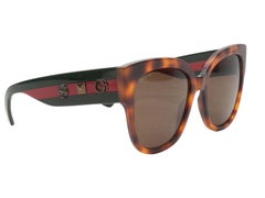 Tortoiseshell Gucci Studded Sunglasses