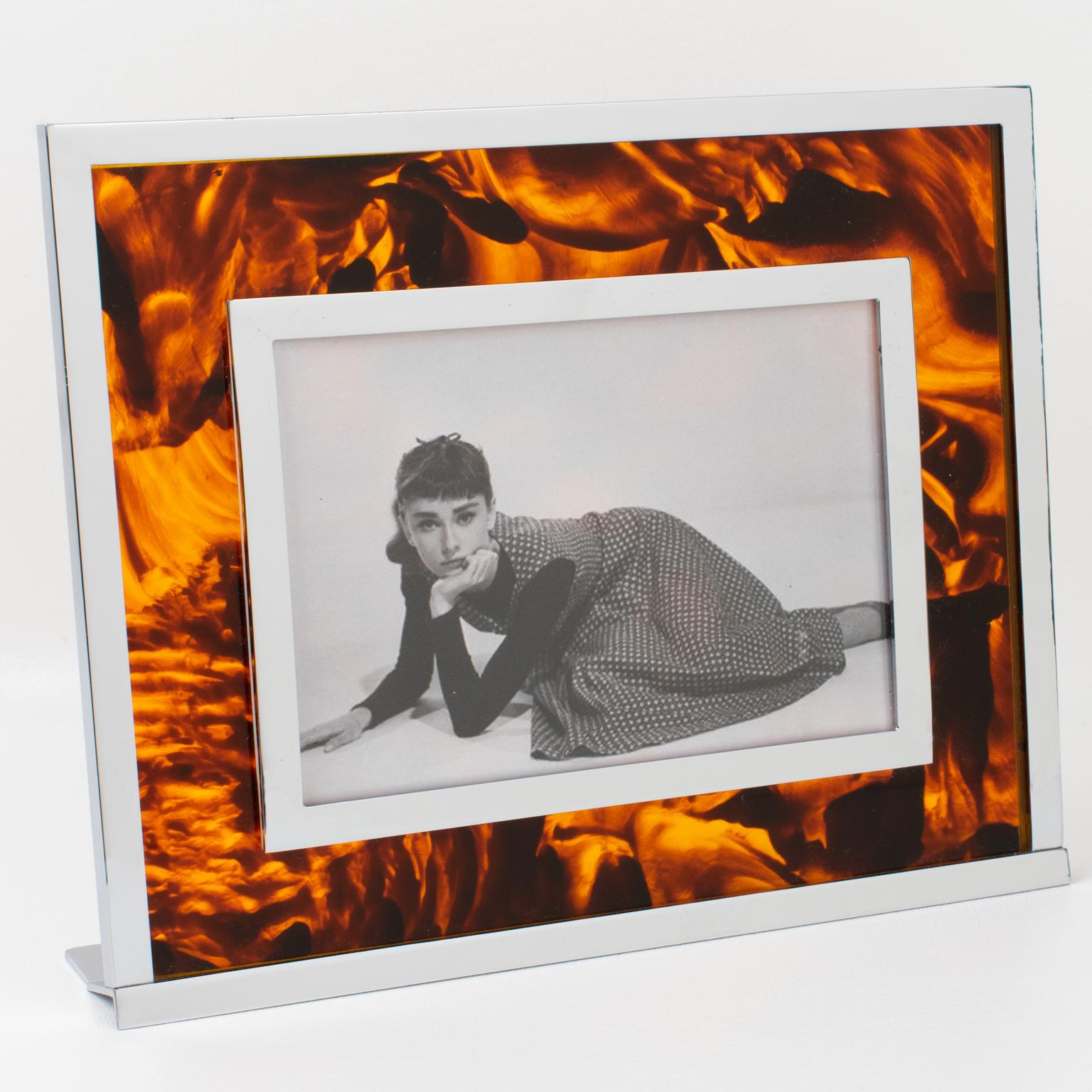 faux tortoise shell picture frames