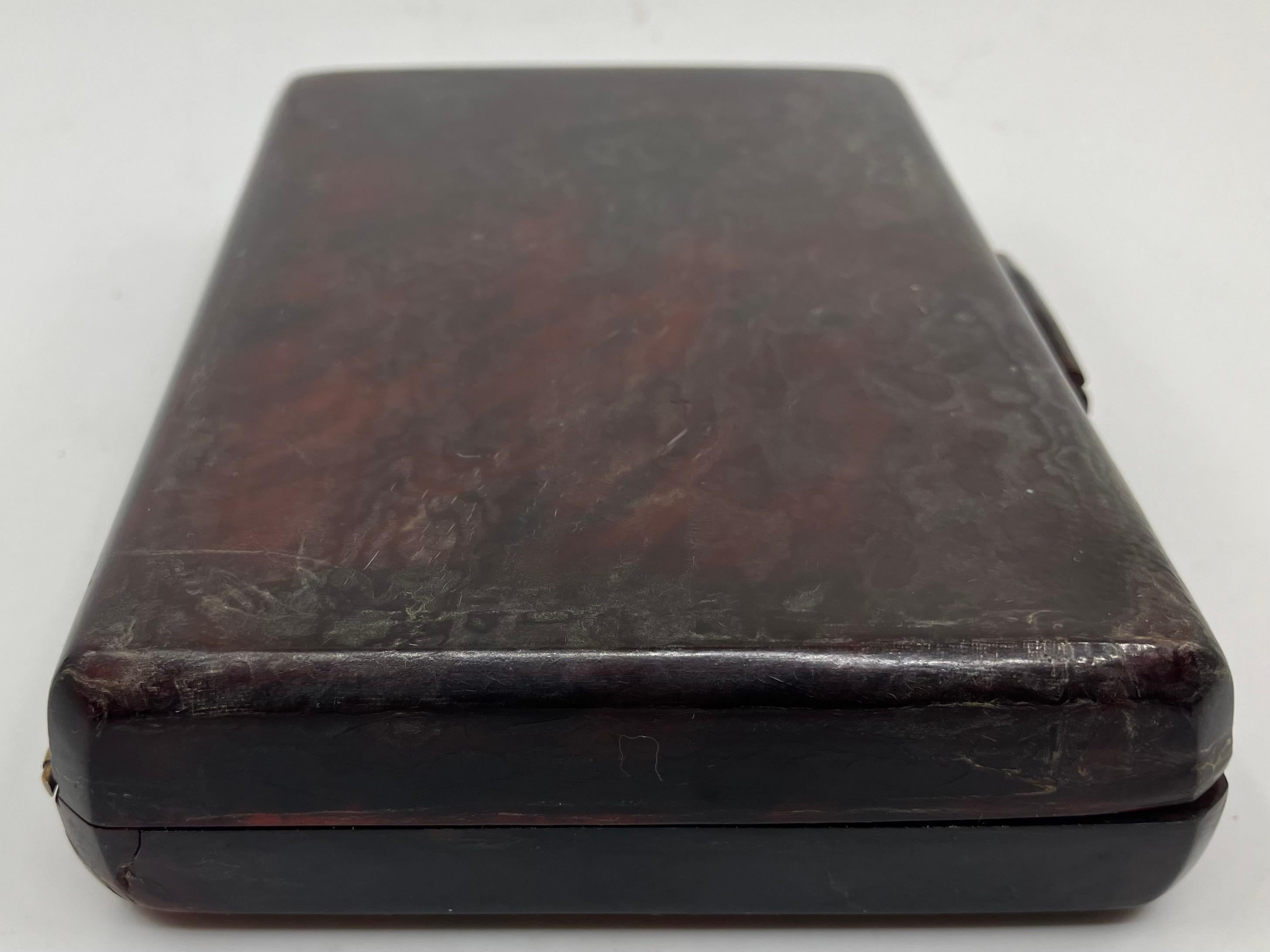 Caja Minaudiere de carey en venta 4