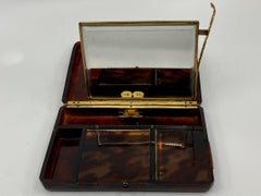 Boîte à minaudières en écaille