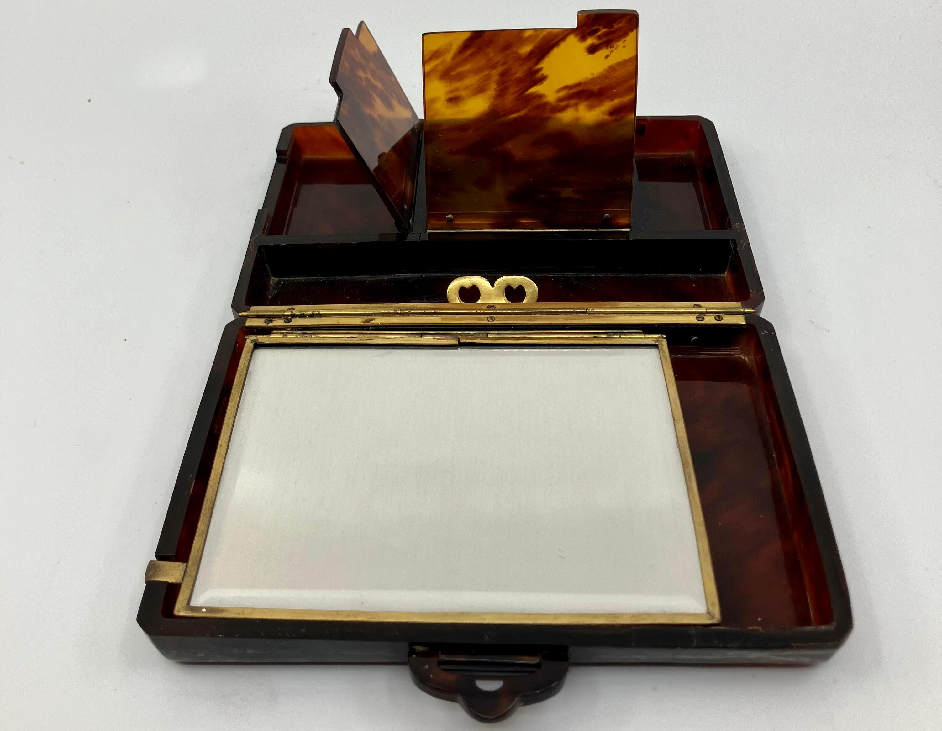 Caja Minaudiere de carey Hecho a mano en venta