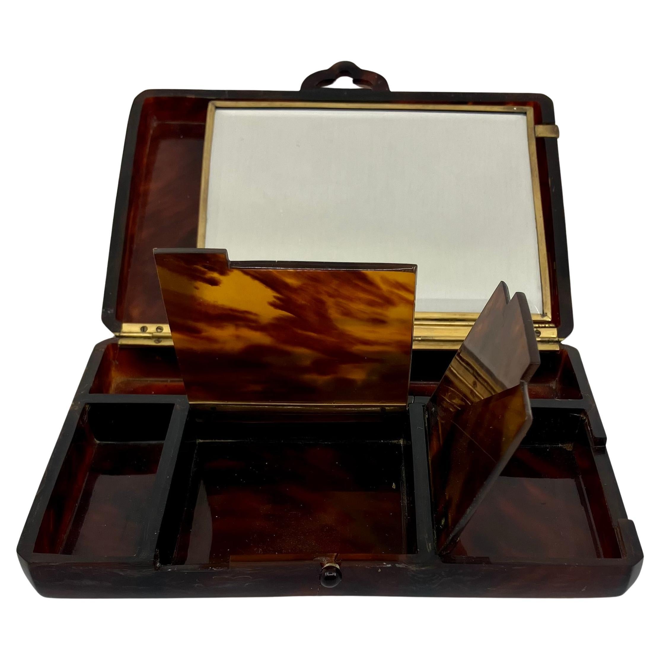 Caja Minaudiere de carey