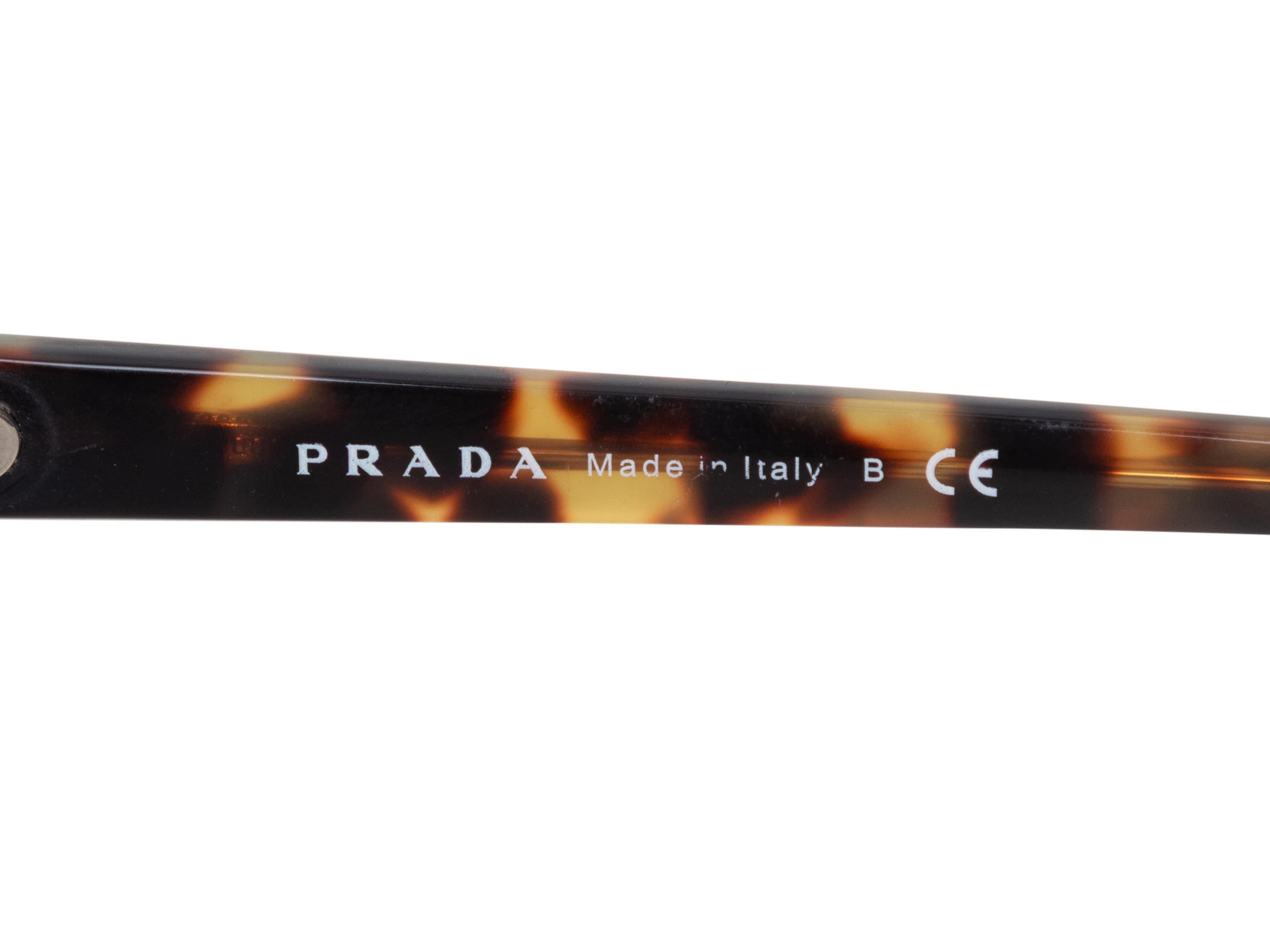 Tortoiseshell Prada Oversized Sunglasses In condizioni buone in vendita a New York, NY