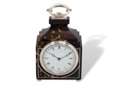 Reloj de carey y plata Douglas Clock Co.