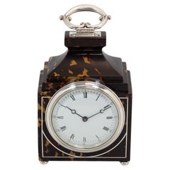 Reloj de carey y plata Douglas Clock Co.