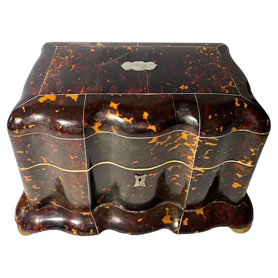 Tortise Shell Box Tortoise Shell Boxes - 83 For Sale at 1stDibs | antique tortoise shell ...