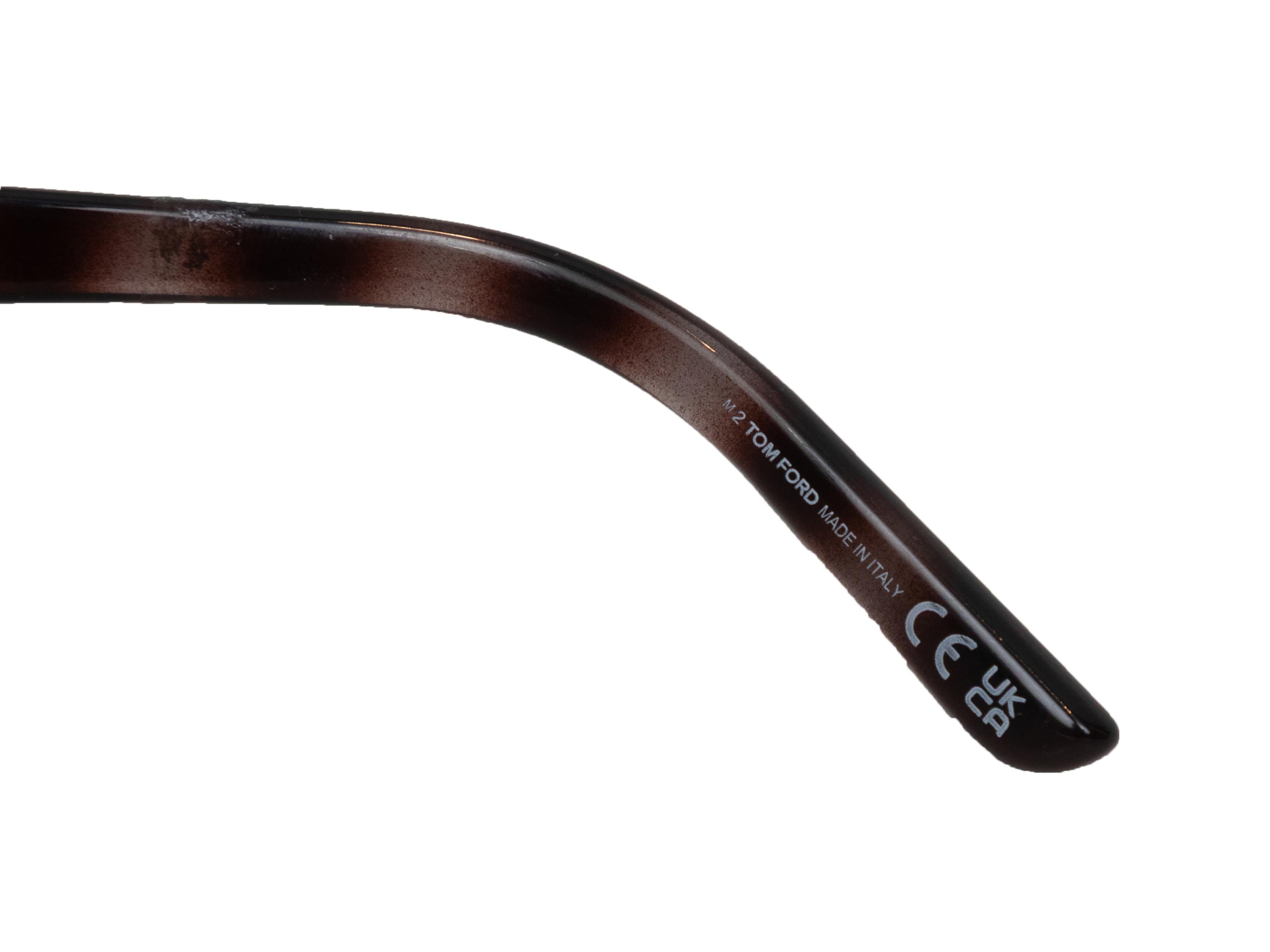 Tom Ford Sonnenbrille in Übergröße aus Schildpatt im Zustand „Gut“ im Angebot in New York, NY