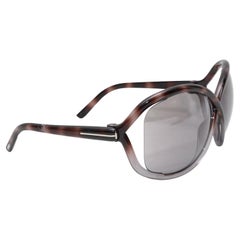 Lunettes de soleil surdimensionnées Tom Ford en écaille