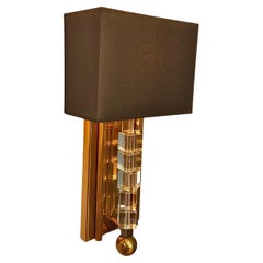 Tortona Brass Lampshade Wall Sconce Mid-Century Modern Lighting