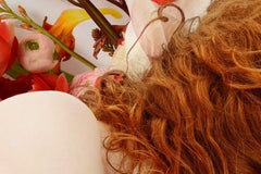 Flora 03 - Pre-Raphaelite Redhead Female Portrait Photography Floral Design