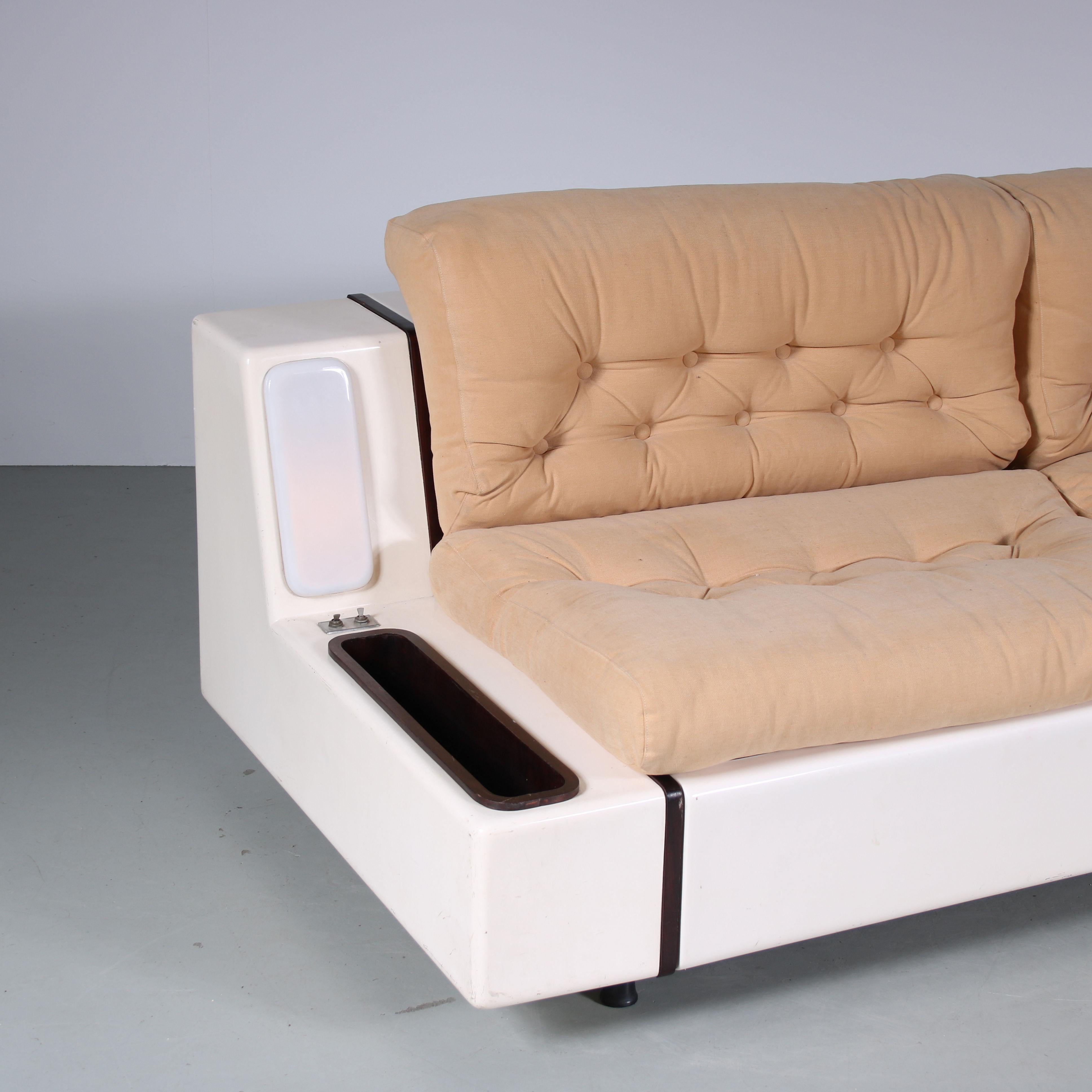 Mid-20th Century “Tortuga” Sleeping Sofa by Beka, Italy, 1960