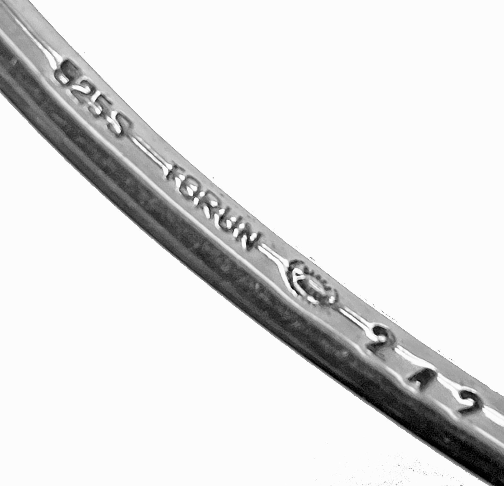 Sterling Silver Torun Bulow Hube for George Jensen Sterling Quartz Necklace, C. 1975