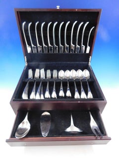 Torun by Dansk Stainless Steel Flatware Set Service 64 Pieces Estate Modern