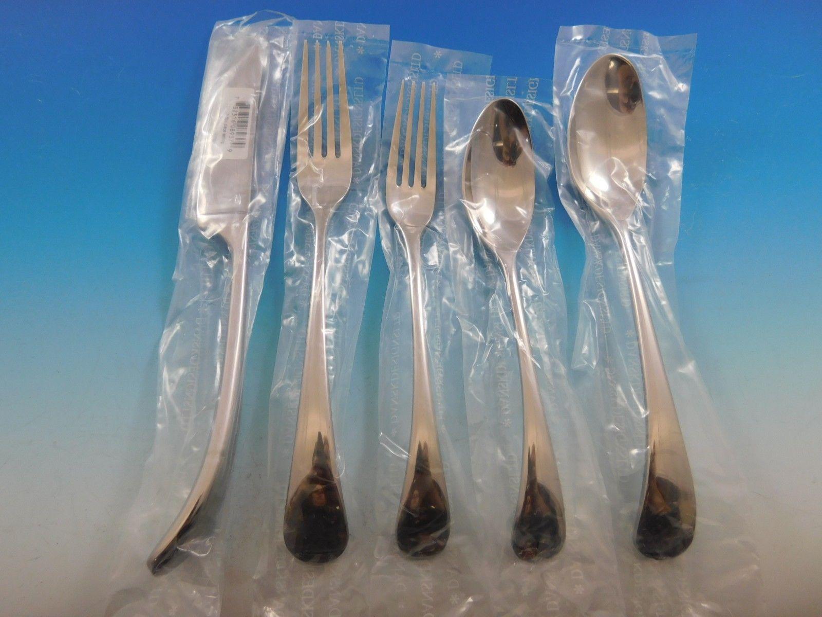 20th Century Torun by Dansk Stainless Steel Flatware Set Service for Eight New 40 Pieces