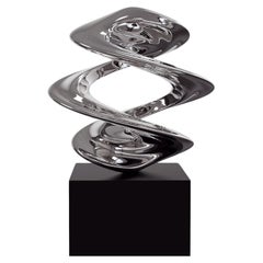 Torus Spiralis Polished Stainless Steel Abstract Sculpture