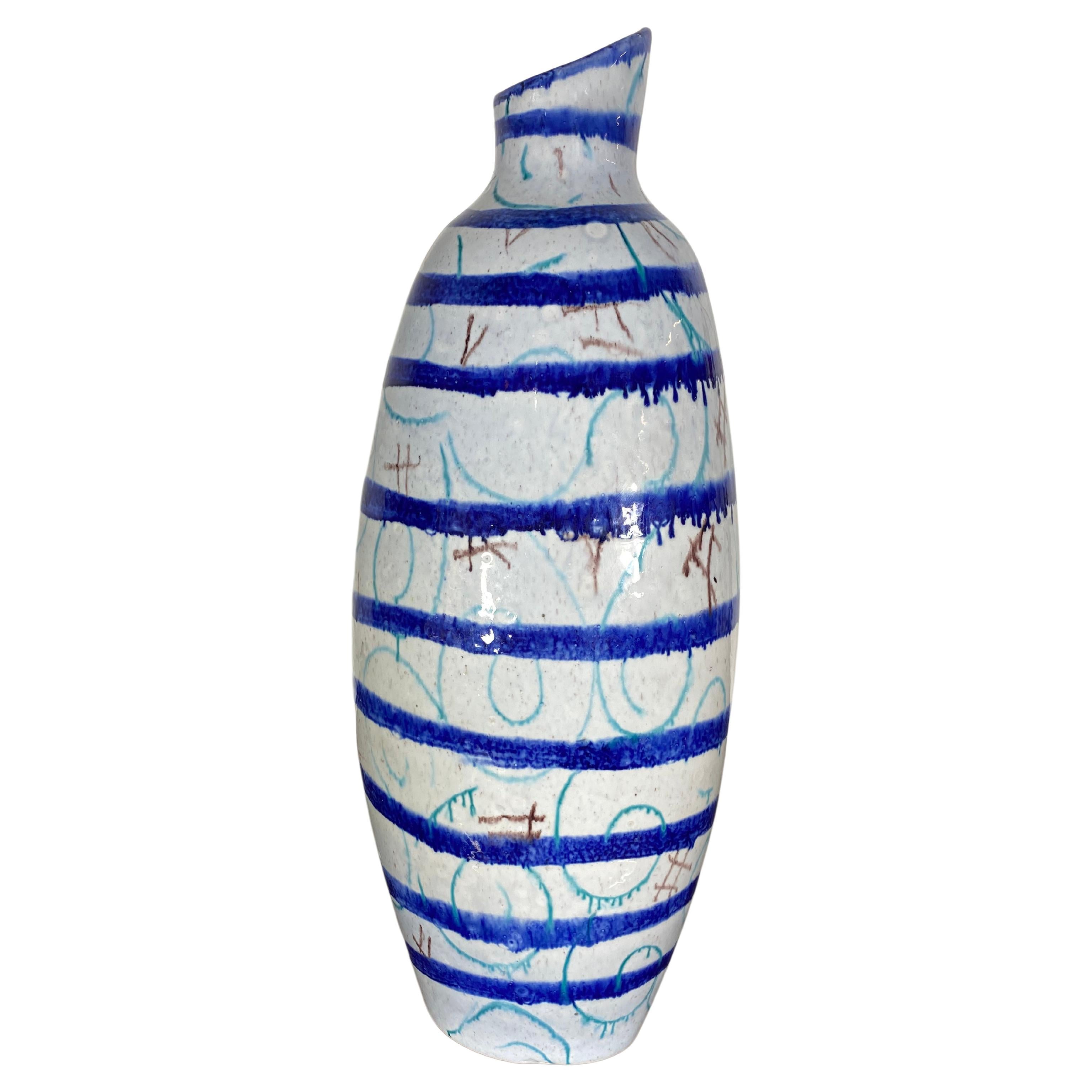 Torviscosa Bottle/ vase .Classic Italian Modernist Design  For Sale