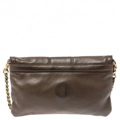 Tory Burch Beige Leather Crossbody Bag