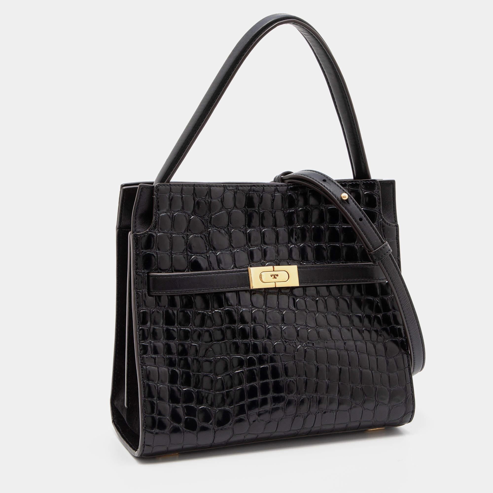 Tory burch alligator bag sale