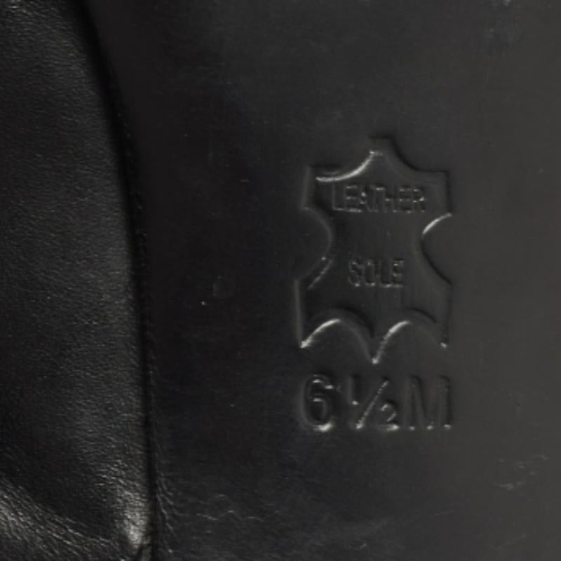 Tory Burch Stivaletti in pelle nera e vernice misura 37 in vendita 4