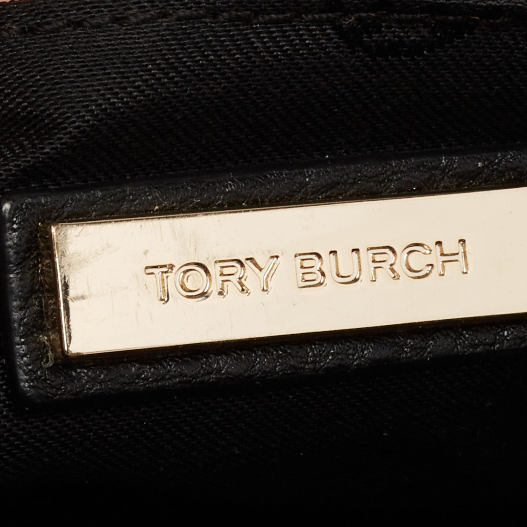 Tory Burch Black Leather Hudson Bay Shoulder Bag 2