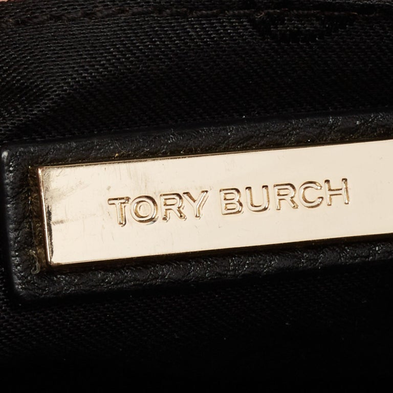 Tory Burch Black Leather Hudson Bay Shoulder Bag at 1stDibs