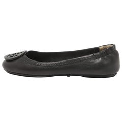Tory Burch - Ballerines Minnie Travel en cuir noir - Taille 36