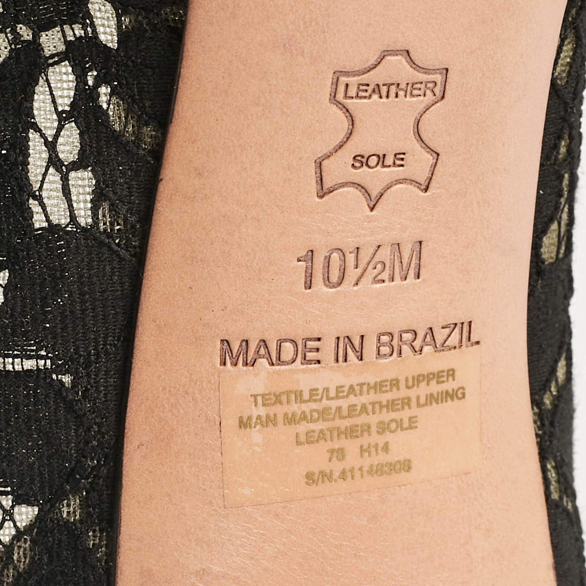 Tory Burch escarpins à bout pointu en satin et maille noire, taille 41 en vente 3