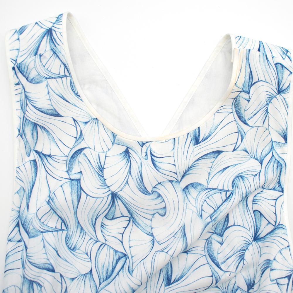 tory burch blue dress