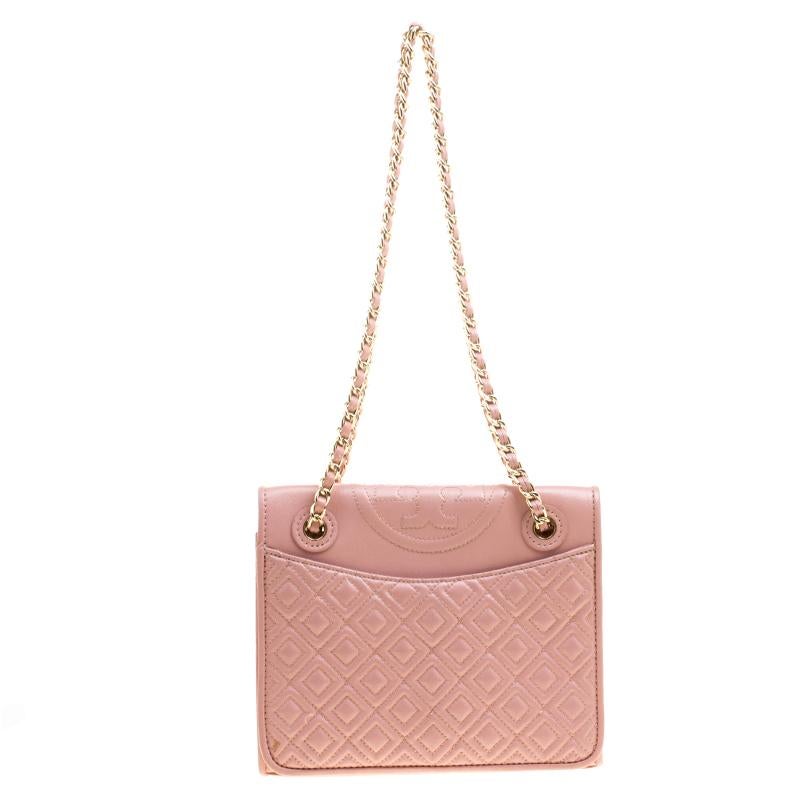 blush pink tory burch purse
