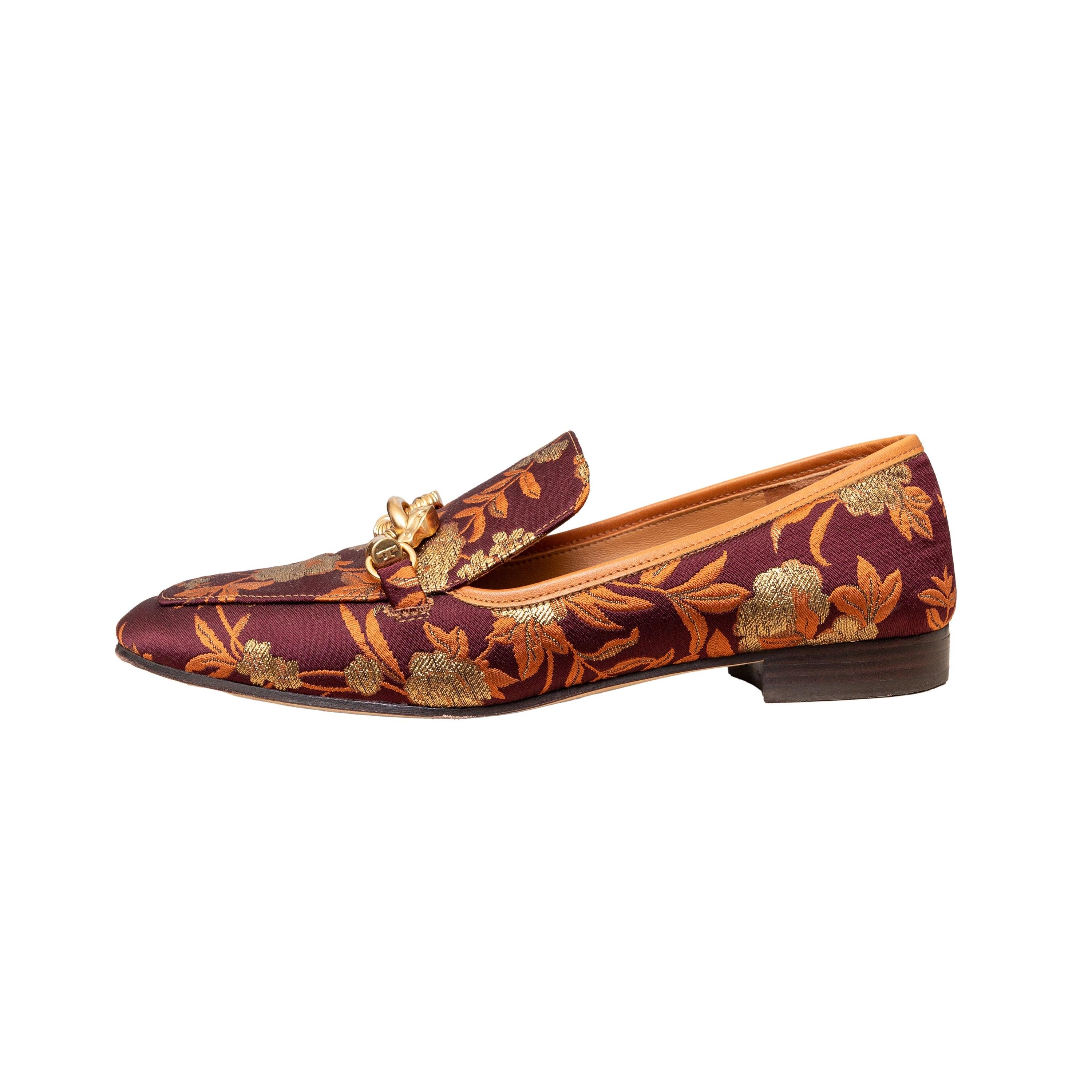 Tory Burch Brocade Loafers - '10s 2